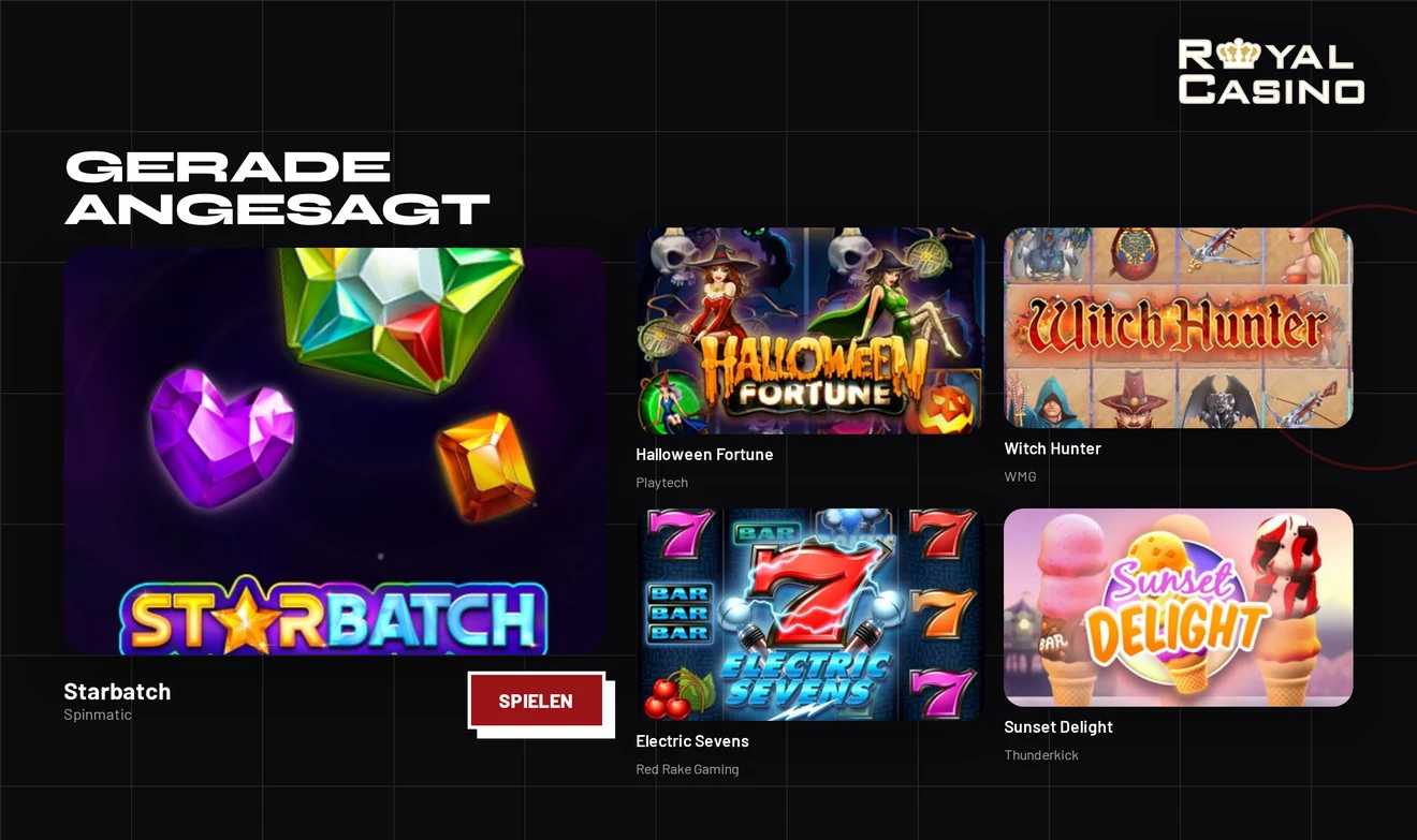 Aktuelle Trend-Slots erkunden.